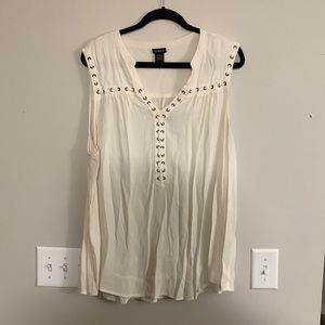 Cream Tank Top